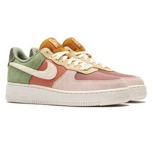 Nike Air Force 1 Low '07 LX Oil Green Terra Pale Blush Mustard Women's 6.5 AF1